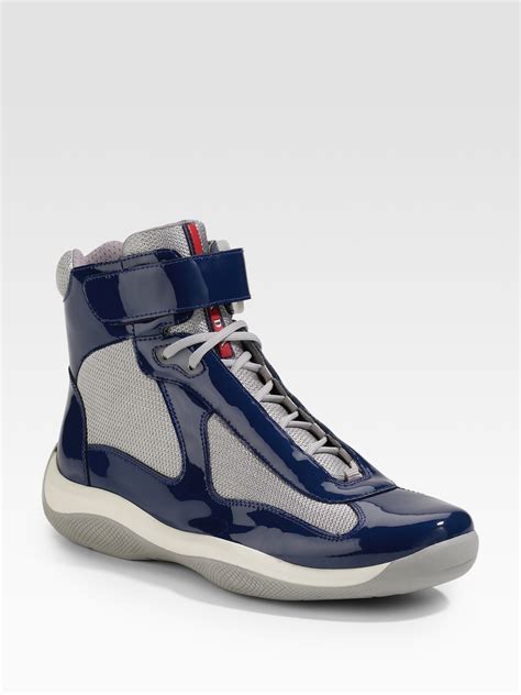 prada sneakers women run big|Prada high top sneakers women's.